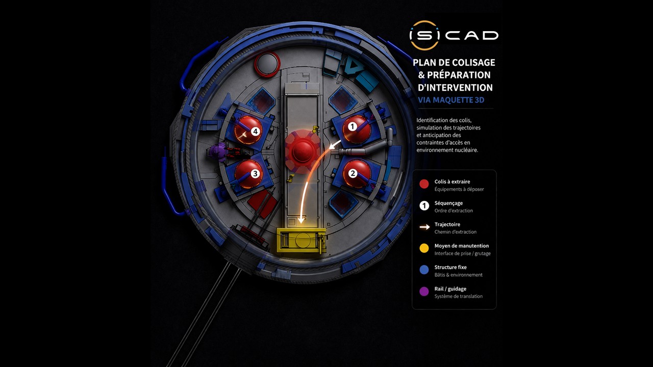 Conception de structure de colisage pour transport d'équipement nucléaire